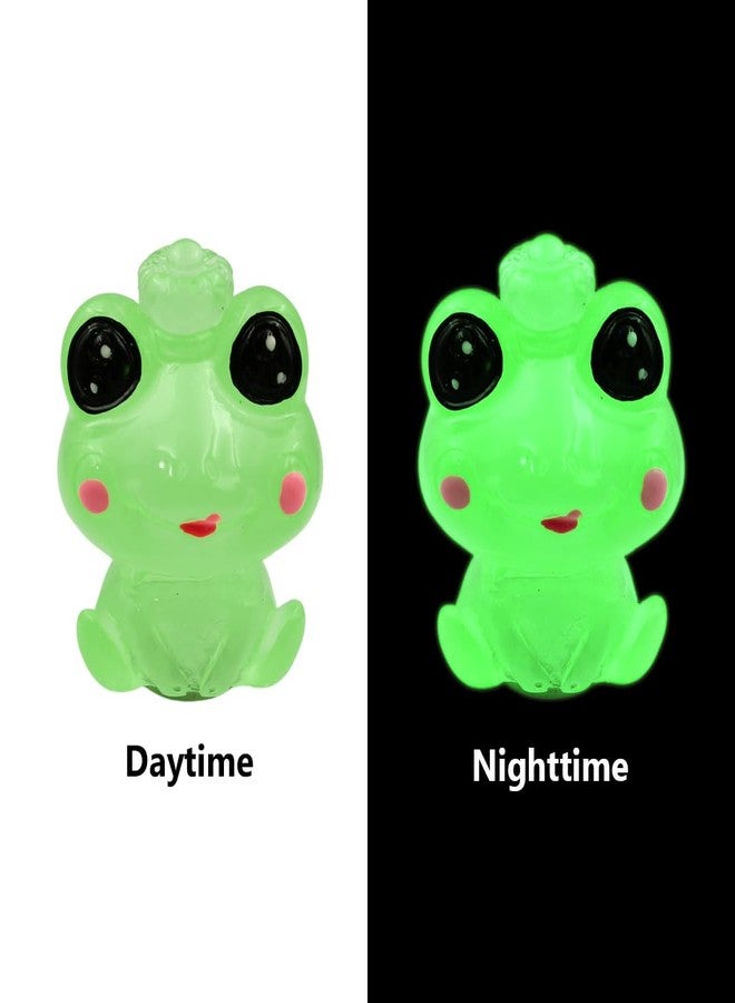 Wallertree Luminous Frog Hinge Heads Decorative Topper Set of 6 - Glow in The Dark Magnetic Hinge Head Toppers - Door Hinge Head Home Decoration - Image 3